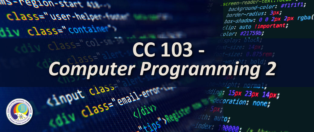 CC 103: Computer Programming 2